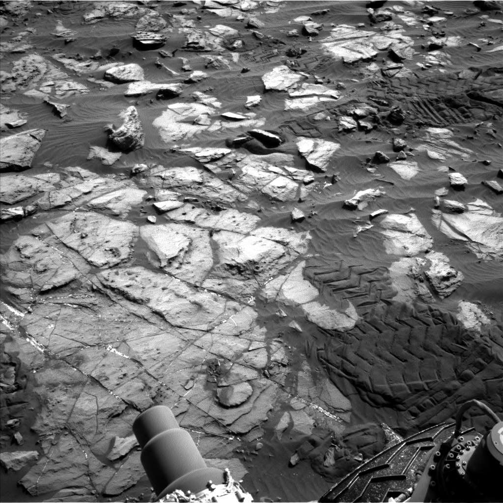 Nasa's Mars rover Curiosity acquired this image using its Left Navigation Camera on Sol 1244, at drive 1370, site number 52