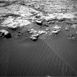 Nasa's Mars rover Curiosity acquired this image using its Left Navigation Camera on Sol 1249, at drive 1920, site number 52