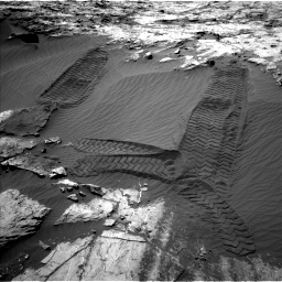 Nasa's Mars rover Curiosity acquired this image using its Left Navigation Camera on Sol 1249, at drive 1938, site number 52