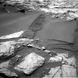 Nasa's Mars rover Curiosity acquired this image using its Left Navigation Camera on Sol 1249, at drive 1944, site number 52