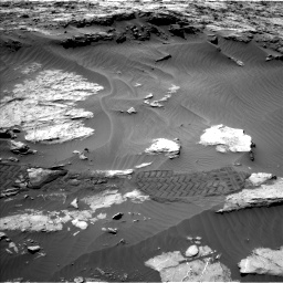 Nasa's Mars rover Curiosity acquired this image using its Left Navigation Camera on Sol 1249, at drive 1968, site number 52