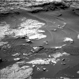 Nasa's Mars rover Curiosity acquired this image using its Left Navigation Camera on Sol 1249, at drive 1974, site number 52