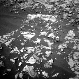 Nasa's Mars rover Curiosity acquired this image using its Left Navigation Camera on Sol 1249, at drive 2106, site number 52