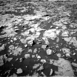 Nasa's Mars rover Curiosity acquired this image using its Left Navigation Camera on Sol 1249, at drive 2190, site number 52