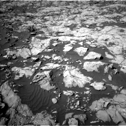 Nasa's Mars rover Curiosity acquired this image using its Left Navigation Camera on Sol 1249, at drive 2214, site number 52