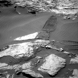 Nasa's Mars rover Curiosity acquired this image using its Right Navigation Camera on Sol 1249, at drive 1950, site number 52