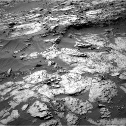 Nasa's Mars rover Curiosity acquired this image using its Right Navigation Camera on Sol 1249, at drive 2004, site number 52