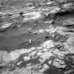 Nasa's Mars rover Curiosity acquired this image using its Right Navigation Camera on Sol 1249, at drive 2010, site number 52