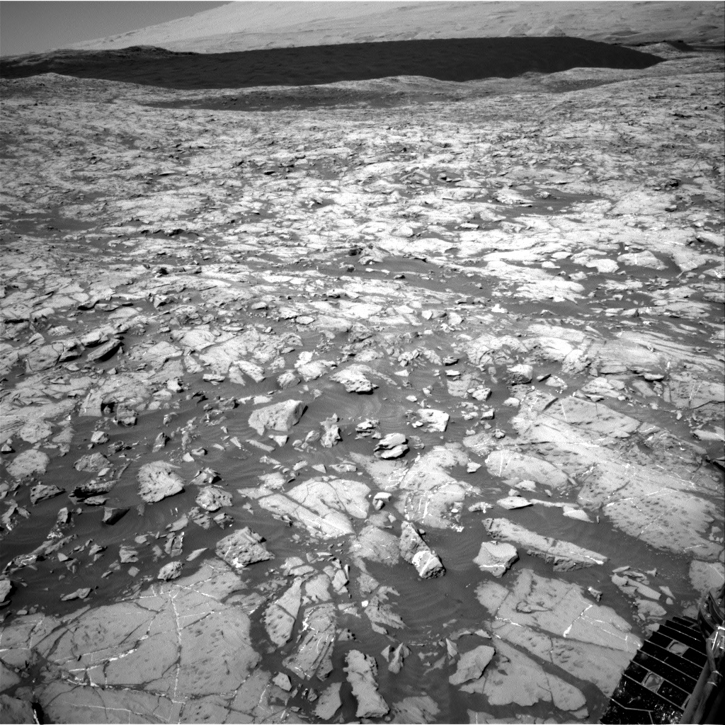Nasa's Mars rover Curiosity acquired this image using its Right Navigation Camera on Sol 1249, at drive 2262, site number 52