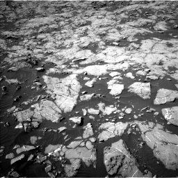 Nasa's Mars rover Curiosity acquired this image using its Left Navigation Camera on Sol 1250, at drive 2358, site number 52