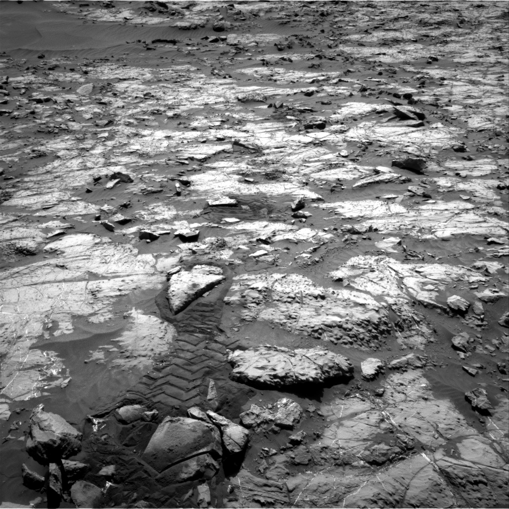 Nasa's Mars rover Curiosity acquired this image using its Right Navigation Camera on Sol 1250, at drive 2352, site number 52