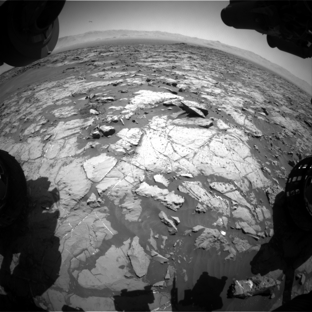 Nasa's Mars rover Curiosity acquired this image using its Front Hazard Avoidance Camera (Front Hazcam) on Sol 1251, at drive 2388, site number 52
