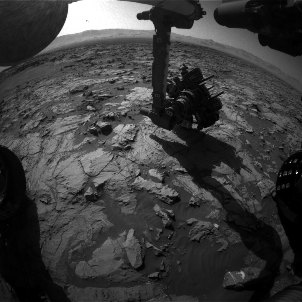 Nasa's Mars rover Curiosity acquired this image using its Front Hazard Avoidance Camera (Front Hazcam) on Sol 1251, at drive 2388, site number 52