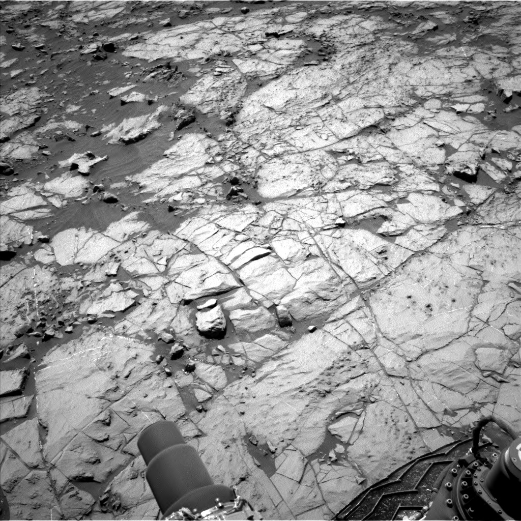 Nasa's Mars rover Curiosity acquired this image using its Left Navigation Camera on Sol 1255, at drive 2500, site number 52