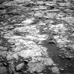 Nasa's Mars rover Curiosity acquired this image using its Left Navigation Camera on Sol 1256, at drive 2536, site number 52