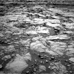Nasa's Mars rover Curiosity acquired this image using its Left Navigation Camera on Sol 1256, at drive 2554, site number 52
