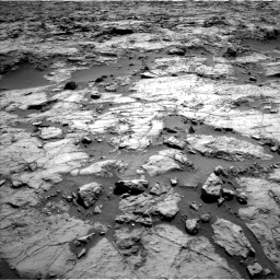 Nasa's Mars rover Curiosity acquired this image using its Left Navigation Camera on Sol 1256, at drive 2596, site number 52