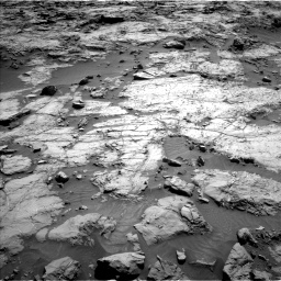 Nasa's Mars rover Curiosity acquired this image using its Left Navigation Camera on Sol 1256, at drive 2602, site number 52