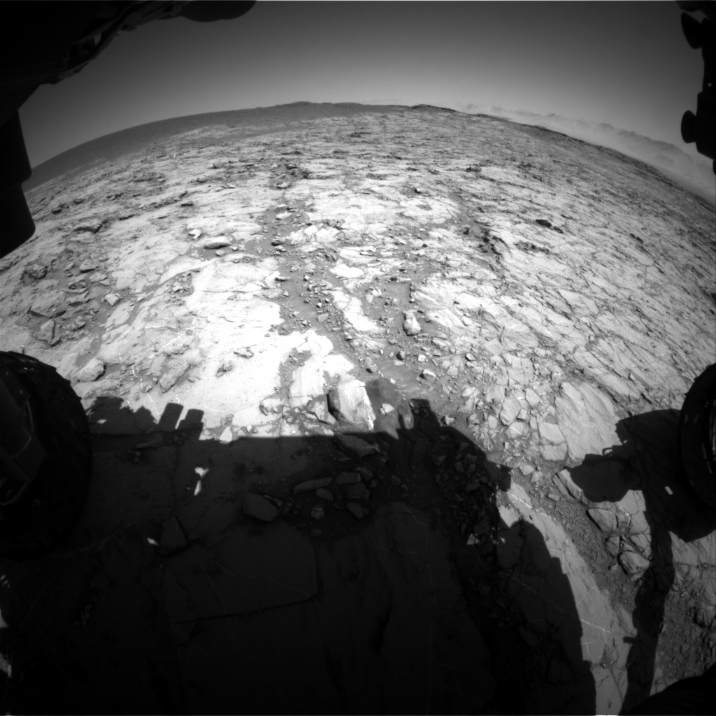 Nasa's Mars rover Curiosity acquired this image using its Front Hazard Avoidance Camera (Front Hazcam) on Sol 1262, at drive 2772, site number 52