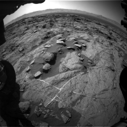 Nasa's Mars rover Curiosity acquired this image using its Front Hazard Avoidance Camera (Front Hazcam) on Sol 1262, at drive 3120, site number 52