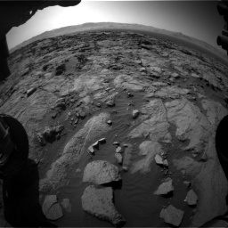 Nasa's Mars rover Curiosity acquired this image using its Front Hazard Avoidance Camera (Front Hazcam) on Sol 1262, at drive 3132, site number 52