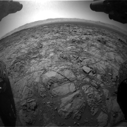 Nasa's Mars rover Curiosity acquired this image using its Front Hazard Avoidance Camera (Front Hazcam) on Sol 1262, at drive 3054, site number 52