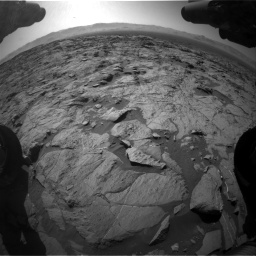 Nasa's Mars rover Curiosity acquired this image using its Front Hazard Avoidance Camera (Front Hazcam) on Sol 1262, at drive 3108, site number 52