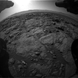 Nasa's Mars rover Curiosity acquired this image using its Front Hazard Avoidance Camera (Front Hazcam) on Sol 1262, at drive 3156, site number 52