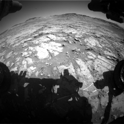Nasa's Mars rover Curiosity acquired this image using its Front Hazard Avoidance Camera (Front Hazcam) on Sol 1267, at drive 318, site number 53