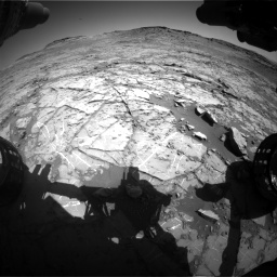 Nasa's Mars rover Curiosity acquired this image using its Front Hazard Avoidance Camera (Front Hazcam) on Sol 1267, at drive 360, site number 53