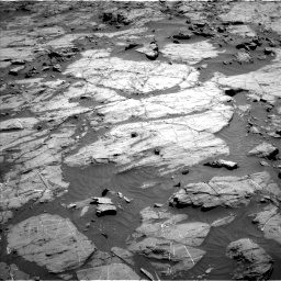 Nasa's Mars rover Curiosity acquired this image using its Left Navigation Camera on Sol 1267, at drive 246, site number 53