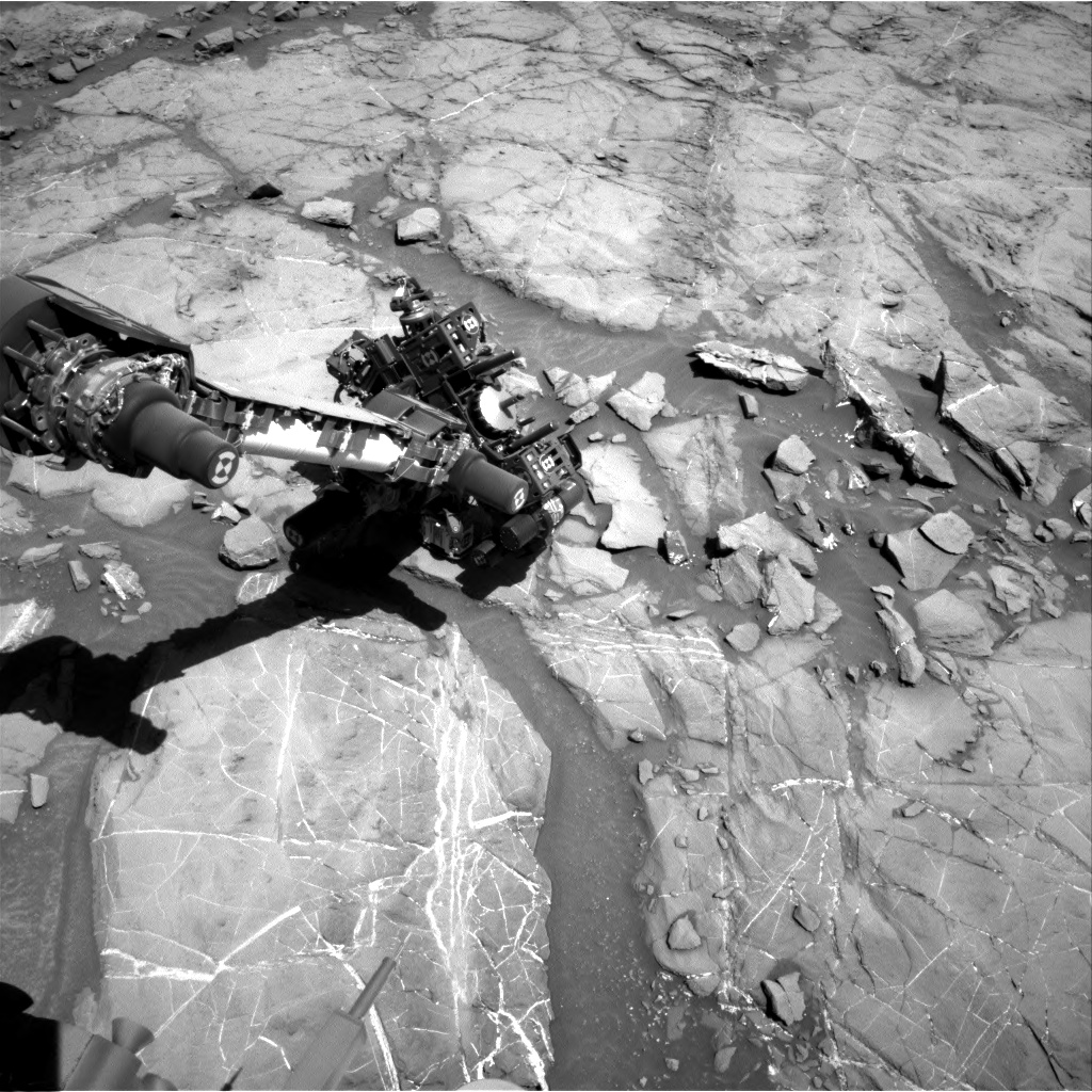 Nasa's Mars rover Curiosity acquired this image using its Right Navigation Camera on Sol 1267, at drive 186, site number 53