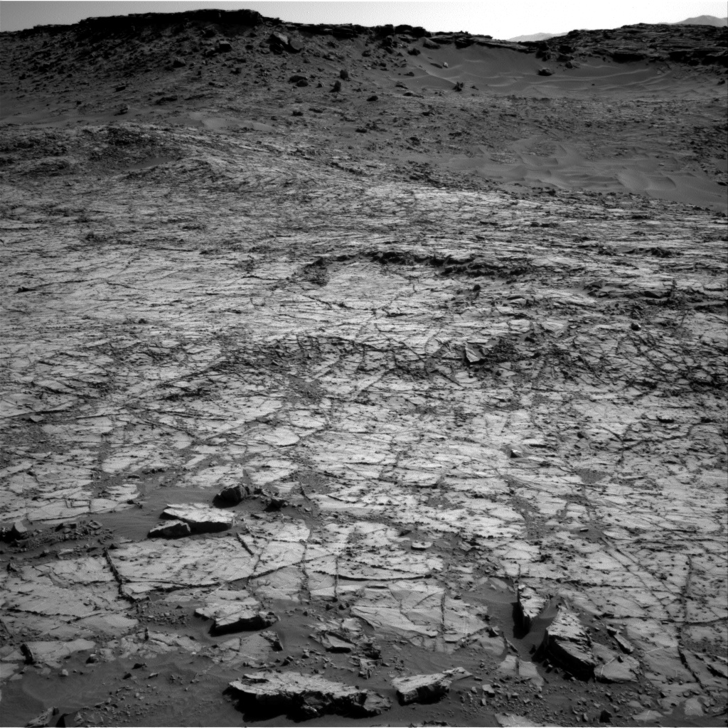 Nasa's Mars rover Curiosity acquired this image using its Right Navigation Camera on Sol 1267, at drive 372, site number 53