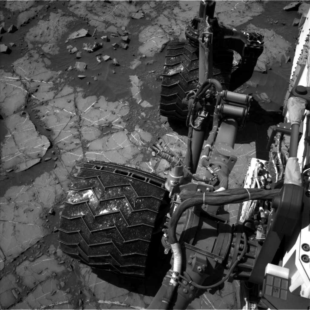 Nasa's Mars rover Curiosity acquired this image using its Left Navigation Camera on Sol 1269, at drive 378, site number 53