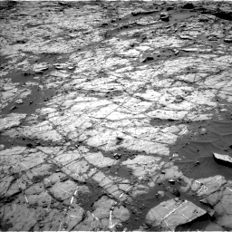 Nasa's Mars rover Curiosity acquired this image using its Left Navigation Camera on Sol 1269, at drive 384, site number 53