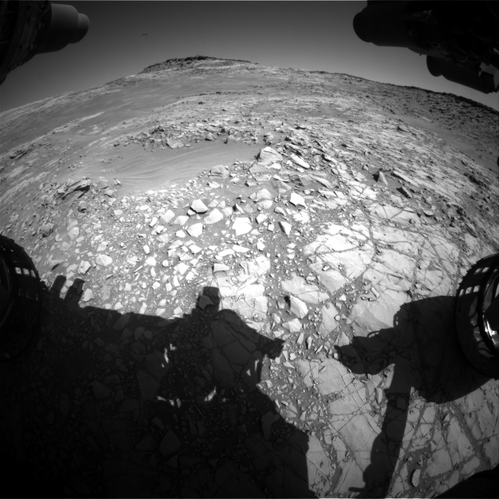 Nasa's Mars rover Curiosity acquired this image using its Front Hazard Avoidance Camera (Front Hazcam) on Sol 1271, at drive 636, site number 53