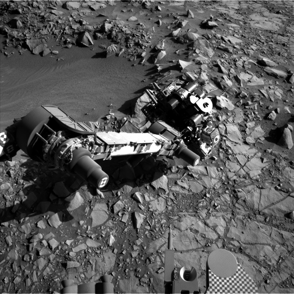 Nasa's Mars rover Curiosity acquired this image using its Left Navigation Camera on Sol 1273, at drive 636, site number 53