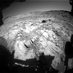 Nasa's Mars rover Curiosity acquired this image using its Front Hazard Avoidance Camera (Front Hazcam) on Sol 1274, at drive 768, site number 53