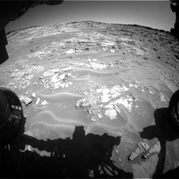 Nasa's Mars rover Curiosity acquired this image using its Front Hazard Avoidance Camera (Front Hazcam) on Sol 1274, at drive 798, site number 53