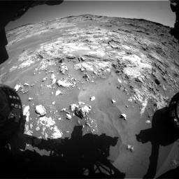 Nasa's Mars rover Curiosity acquired this image using its Front Hazard Avoidance Camera (Front Hazcam) on Sol 1274, at drive 822, site number 53