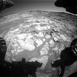 Nasa's Mars rover Curiosity acquired this image using its Front Hazard Avoidance Camera (Front Hazcam) on Sol 1274, at drive 834, site number 53
