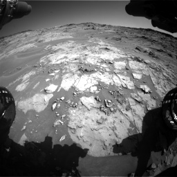 Nasa's Mars rover Curiosity acquired this image using its Front Hazard Avoidance Camera (Front Hazcam) on Sol 1274, at drive 846, site number 53