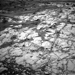 Nasa's Mars rover Curiosity acquired this image using its Left Navigation Camera on Sol 1274, at drive 672, site number 53