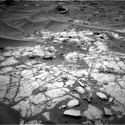 Nasa's Mars rover Curiosity acquired this image using its Left Navigation Camera on Sol 1274, at drive 696, site number 53