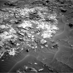 Nasa's Mars rover Curiosity acquired this image using its Left Navigation Camera on Sol 1274, at drive 804, site number 53