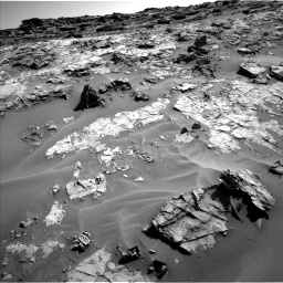 Nasa's Mars rover Curiosity acquired this image using its Left Navigation Camera on Sol 1274, at drive 912, site number 53