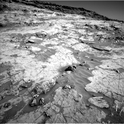 Nasa's Mars rover Curiosity acquired this image using its Left Navigation Camera on Sol 1274, at drive 948, site number 53
