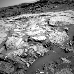 Nasa's Mars rover Curiosity acquired this image using its Left Navigation Camera on Sol 1274, at drive 1044, site number 53