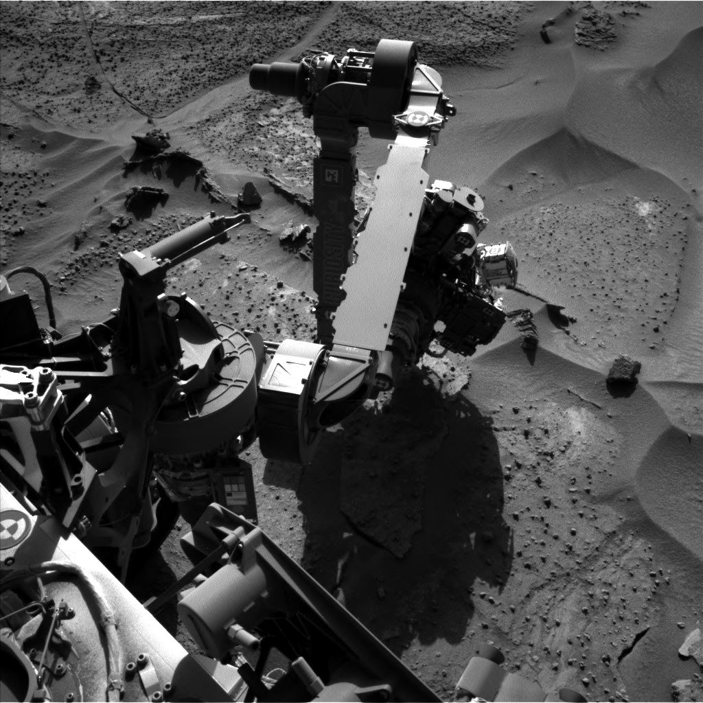 Nasa's Mars rover Curiosity acquired this image using its Left Navigation Camera on Sol 1277, at drive 1182, site number 53