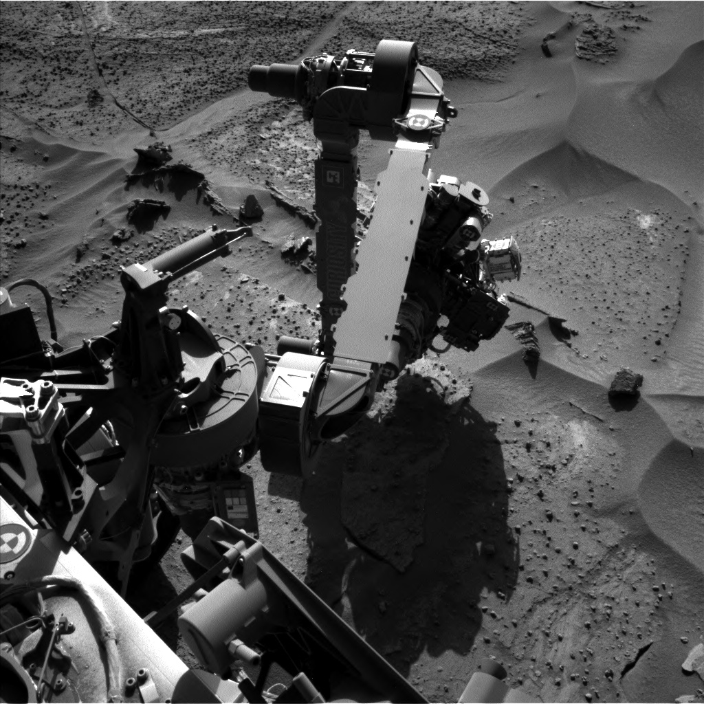 Nasa's Mars rover Curiosity acquired this image using its Left Navigation Camera on Sol 1277, at drive 1182, site number 53